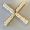 Kerstboomvoeten|Brico Kerstboom Kruis Steun Hout 59Cm