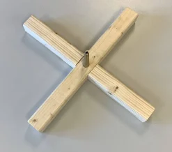 Kerstboomvoeten|Brico Kerstboom Kruis Steun Hout 59Cm