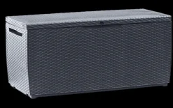 Brico Keter Kussenbox Capri Antraciet 123X57Cm- Opbergboxen Tuin