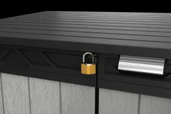 Brico Keter Opbergkast Elite-Store Pro Grijs 123,5X141X82Cm- Opbergboxen Tuin