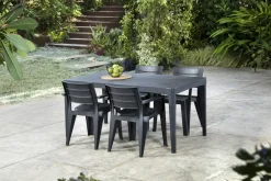 Brico Keter Tuinstoel Julie Grafiet 61,5X58,5X79Cm- Tuinstoelen
