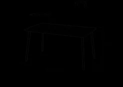 Brico Keter Tuintafel Metalea Gietijzer 146X87X75Cm- Tuintafels