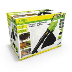 Bladblazers|Brico Kinzo Bladblazer - Met Opvangzak - 3000W - 3-In-1