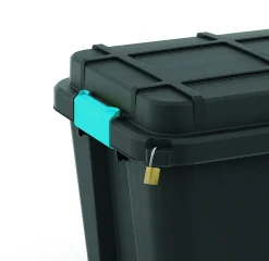 Manden & Boxen|Brico Kis Scuba Opbergbox Xl 110L Zwart/Blauwe