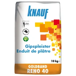 Gips- & Pleisterwerk|Brico Knauf Gipspleister Goldband Reno 40 10Kg