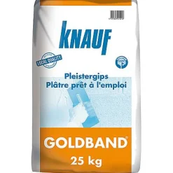 Gips- & Pleisterwerk|Brico Knauf Pleister 'Goldband' 4 Kg
