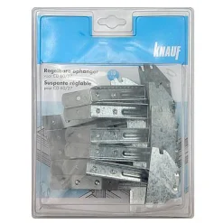 Gipsplaten|Brico Knauf Regelbare Ophanger Voor Cd 60 X 27 Mm - 10 Stuks
