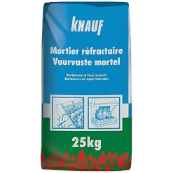 Mortel|Brico Knauf Vuurvaste Mortel 5 Kg