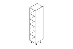 Keukenkasten|Brico Kolomkast Keuken Modulo Wit 40Cm