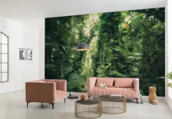 Brico Komar Fotobehang Green Leaves- Fotobehang