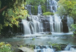 Brico Komar Fotobehang Pura Kaunui Falls- Fotobehang