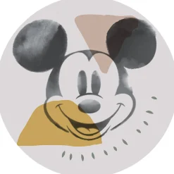 Muurdecoratie|Brico Komar Stippen Mickey Abstract Sticker O125Cm