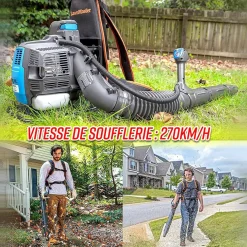 Bladblazers|Brico Lawnmaster - 31Cc Rugzak Thermische Blazer Met Elektrische Start
