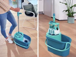 Schoonmaakbenodigdheden|Brico Leifheit Vloerwisselset Clean Twist M Ergo