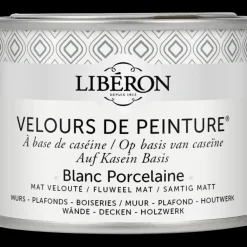 Brico Liberon Muurverf Velours De Peinture Porcelaine Fluweel Mat 125Ml- Muurverf