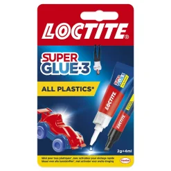 Tape & Lijm|Brico Loctite Secondelijm Super Glue-3 All Plastics 2Gr+4Ml