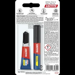 Brico Loctite Secondelijm Super Glue-3 All Plastics 2Gr+4Ml- Lijm- & Kitpistolen
