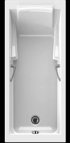 Baden|Brico Lodge Rechthoekig Bad - 175 X 75 X 55-57 Cm - Puretex®