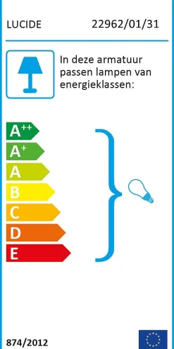 Badkamerverlichting|Brico Lucide Plafondspot Aven Wit 9Cm Gu10