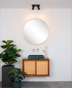 Badkamerverlichting|Brico Lucide Spot Led Taylor Zwart 2X5W