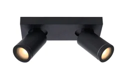 Badkamerverlichting|Brico Lucide Spot Led Taylor Zwart 2X5W