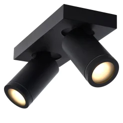 Badkamerverlichting|Brico Lucide Spot Led Taylor Zwart 2X5W