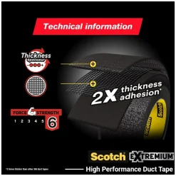 Brico 3M Scotch Ducttape Extremium Ultra Dt17 25M 48Mm- Dubbelzijdige Tape