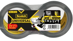 Brico 3M Scotch Ducttape Universal Grijs 25M 48Mm- Dubbelzijdige Tape