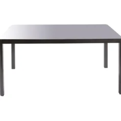 Brico Macari Tuintafel + Verstelbare Poten Glas/Aluminium 150X90X75Cm- Tuintafels