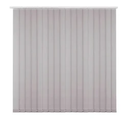 Brico Madeco 4196 Verticale Lamellen Compleet Lichtdoorlatend Grijs 12,7 X 260 Cm + Rail 200 Cm- Lamellen