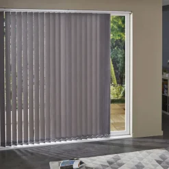 Brico Madeco 3896 Verticale Lamellen 5 Stuks Brandwerend Lichtdoorlatend Grijs 8,9 X 280 Cm- Lamellen