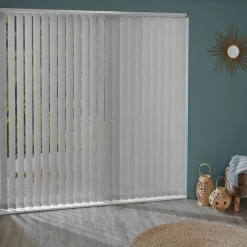 Brico Madeco 3294 Verticale Lamellen 5 Stuks Lichtdoorlatend Lichtgrijs 8,9 X 280 Cm- Lamellen