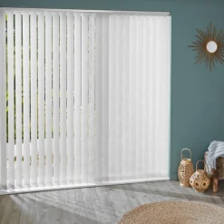 Brico Madeco 3316 Verticale Lamellen 5 Stuks Brandwerend Lichtdoorlatend Wit 8,9 X 280 Cm- Lamellen