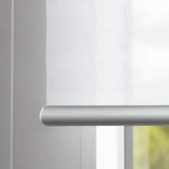 Brico Madeco Grey Gemotoriseerd Lichtdoorlatend Rolgordijn E-Roll Grijs 120X250Cm- Rolgordijnen