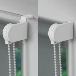 Brico Madeco Grey Thermisch Lichtdoorlatend Rolgordijn Lichtgrijs 120X190Cm- Isolerende Raamdecoratie