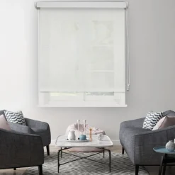 Brico Madeco Manueel Lichtdoorlatend Rolgordijn Wit 1791 60X190Cm- Isolerende Raamdecoratie
