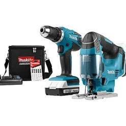 Boormachines|Brico Makita Set Schroefboormachine + Decoupeerzaag