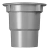 Waterafvoer|Brico Martens Bakgootuitloop Met Wartel Grijs 70 X 80 Mm