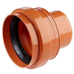 Waterafvoer|Brico Martens Overgangstuk Riool Pvc Rood 110 Mm