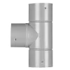 Waterafvoer|Brico Martens T-Stuk Voor Drainagebuis Pvc Grijs 100 Mm
