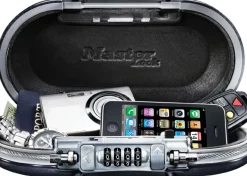 Brico Master Lock Mobiele Kluis Safe Space Met Combinatieslot En Kabel- Kluizen