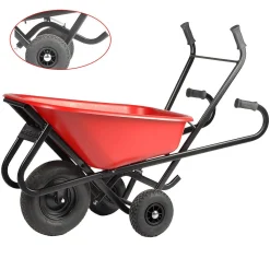 Kruiwagens|Brico Matador Kruiwagen 90Ltr Ergo Toro® Ct Rode Bak Met Luchtbanden