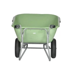Kruiwagens|Brico Matador Kruiwagen Noka 230 Vv 2 Luchtbanden En Hdpe Bak