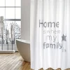 Douchegordijnen|Brico Msv Douchegordijn Home Grijs 180Cm