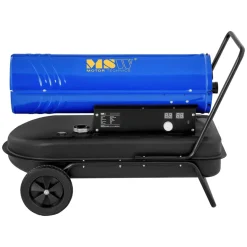 Brico Msw Diesel-Heteluchtkanon Inclusief Wagen - 30 Kw - 38 L Msw-Tw-Dh-30000