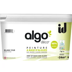 Brico Muurverf Id Algo Wit Zijdeglans 2L- Muurverf