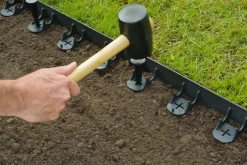 Brico Nature Grasranden Pp/Pe Zwart 100X4,5Cm 4 Stuks- Opsluitbanden & Boordstenen