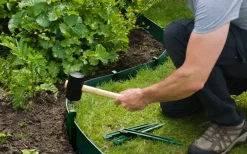Brico Nature Grondpennen Voor Tuinborder Polyethyleen Groen 1,9X1,8X26,7Cm 10 Stuks- Opsluitbanden & Boordstenen