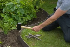 Brico Nature Grondpennen Voor Tuinborder Polyethyleen Taupe 1,9X1,8X26,7Cm 10 Stuks- Opsluitbanden & Boordstenen