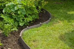 Brico Nature Tuinborder Pe Taupe 3Mm - H15Cmx10M- Opsluitbanden & Boordstenen